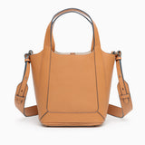 Alexie Tote: Tan Pebbled Leather
