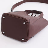 Alexie Tote: Coffee Pebbled Leather