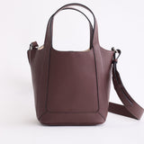 Alexie Tote: Coffee Pebbled Leather