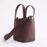 Alexie Tote: Coffee Pebbled Leather