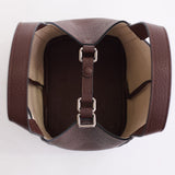 Alexie Tote: Coffee Pebbled Leather