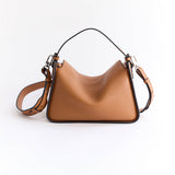 Clementine Bag: Tan Pebbled Leather