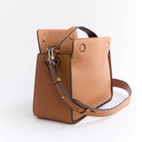 Clementine Bag: Tan Pebbled Leather