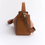 Clementine Bag: Tan Pebbled Leather