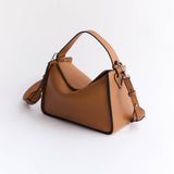 Clementine Bag: Tan Pebbled Leather