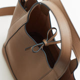 Alexie Tote: Taupe Pebbled Leather