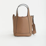 Alexie Tote: Taupe Pebbled Leather