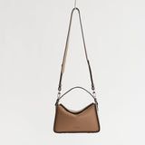 Clementine Bag: Taupe Pebbled Leather