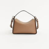 Clementine Bag: Taupe Pebbled Leather