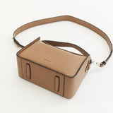 Clementine Bag: Taupe Pebbled Leather