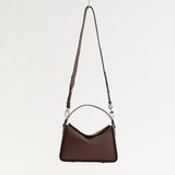 Clementine Bag: Coffee Pebbled Leather
