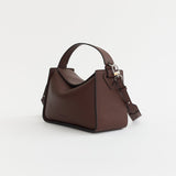 Clementine Bag: Coffee Pebbled Leather