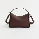 Clementine Bag: Coffee Pebbled Leather