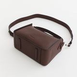 Clementine Bag: Coffee Pebbled Leather