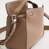 Clementine Bag: Taupe Pebbled Leather