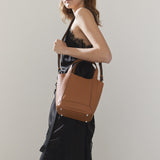 Alexie Tote: Tan Pebbled Leather