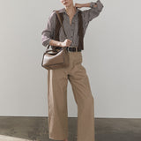 Clementine Bag: Taupe Pebbled Leather
