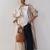 Alexie Tote: Tan Pebbled Leather