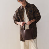 Alexie Tote: Coffee Pebbled Leather