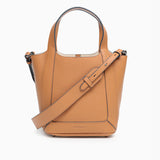 Alexie Tote: Tan Pebbled Leather