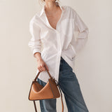 Clementine Bag: Tan Pebbled Leather