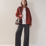 Clementine Bag: Coffee Pebbled Leather