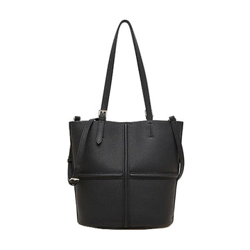Women’s Luxury Genuine Leather Commuter Tote Bag with Inner Pouch