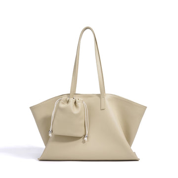 Versatile Women's Genuine Leather Parent Child Tote Bag