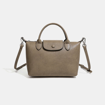 Heritage Genuine Leather Slouchy Clutch Dumpling Bag