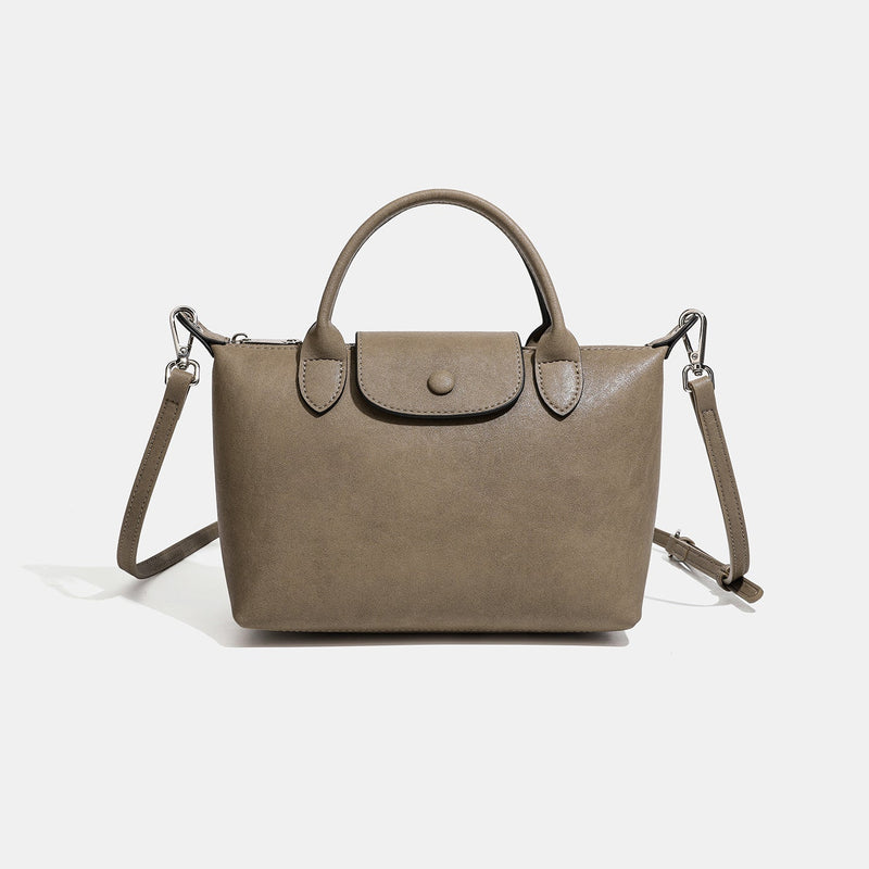 Heritage Genuine Leather Slouchy Clutch Dumpling Bag