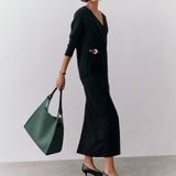 Oversized Double Loop Bag