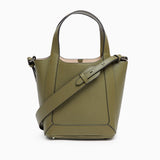 Alexie Tote: Olive Pebbled Leather