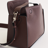 Clementine Bag: Coffee Pebbled Leather